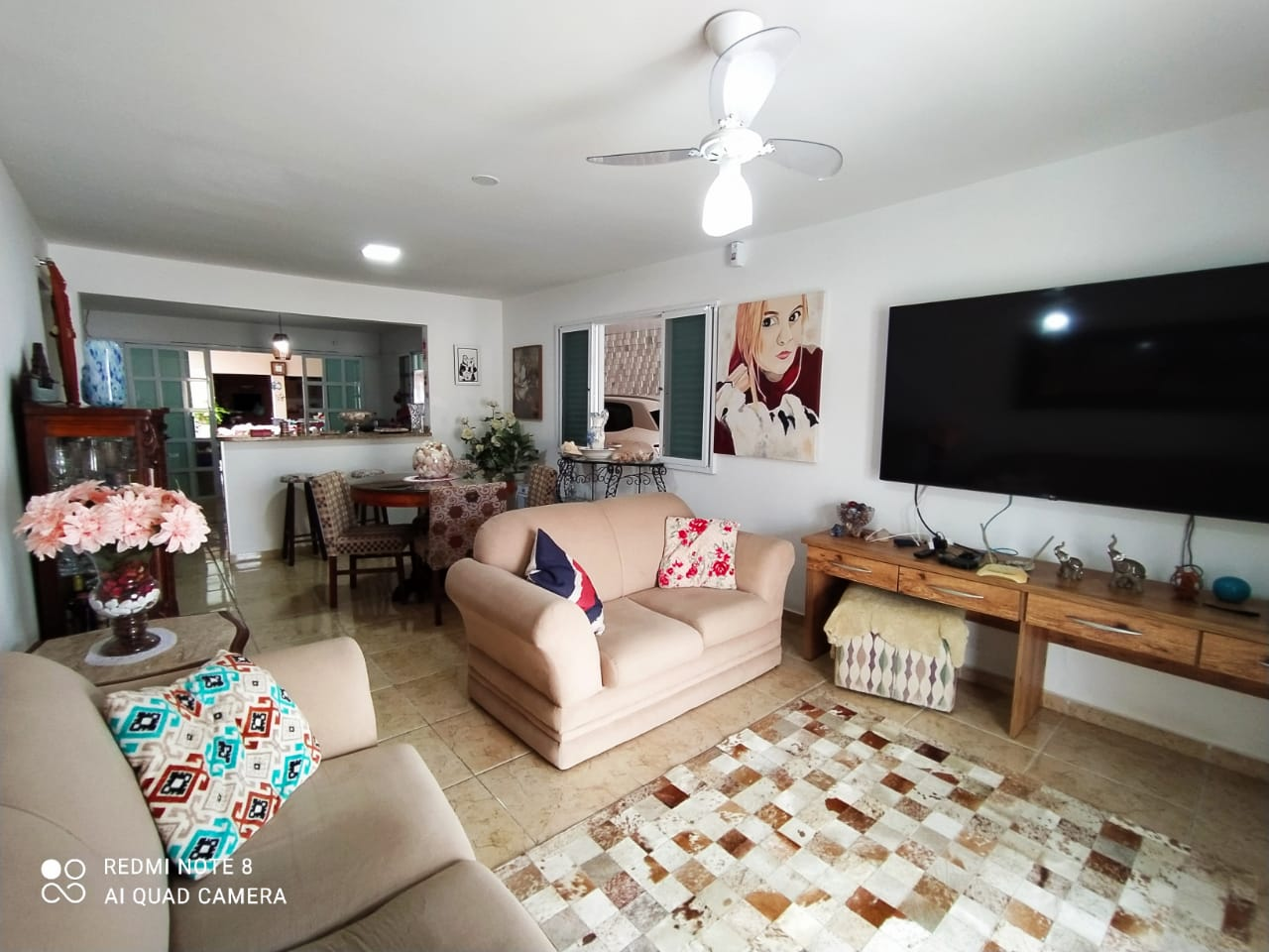 Sala de TV e Jantar 3 da Casa praia